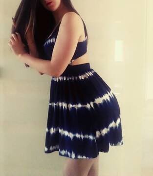 blue dress view