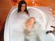 Taking a bath